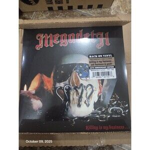 MEGADETH Killing Is My Business 40th Anniversary IRID GOLD VINYL Lim. Ed. X/500